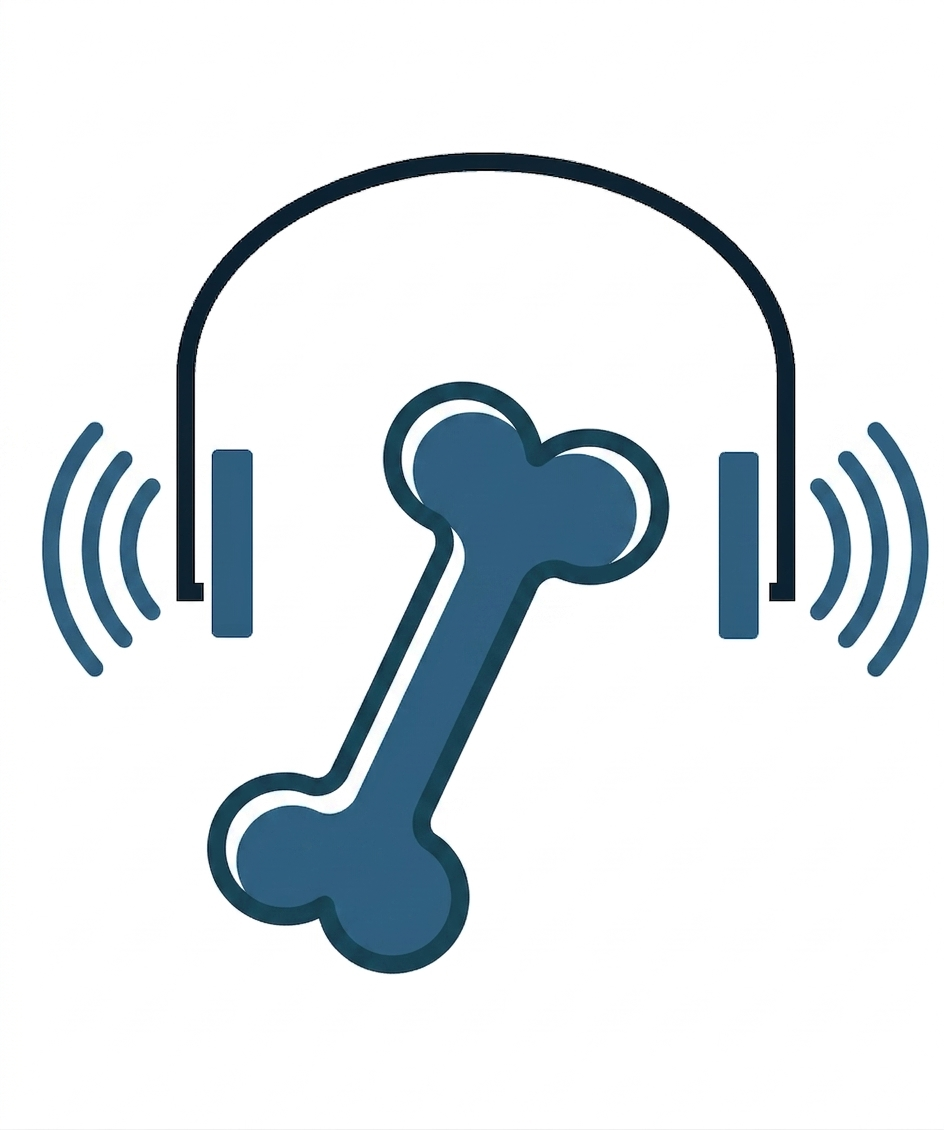 Bone conduction headphones logo